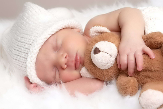 Baby-With-Teddy-Bear