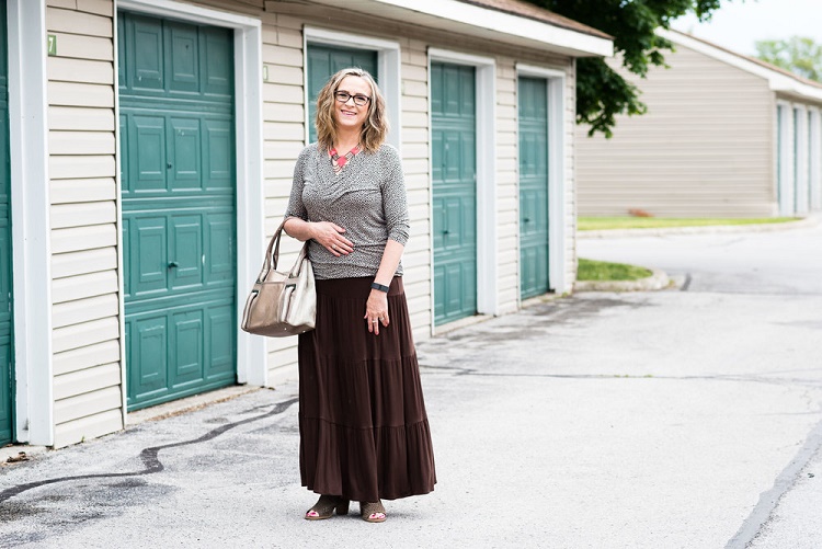 maxi skirts for older women