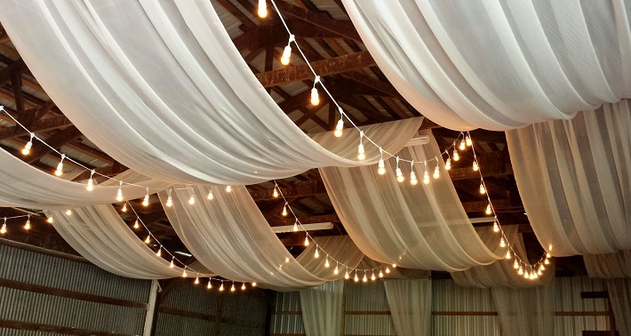 wedding ceiling drapes