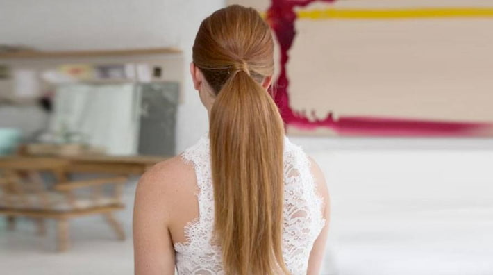 ponytail hairstyle for dancer