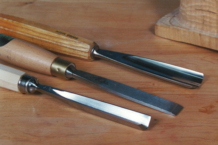 3 different types of Carving Chisel