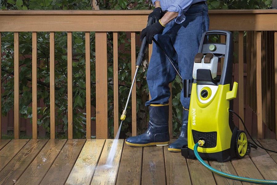 Powerful electric pressure washer