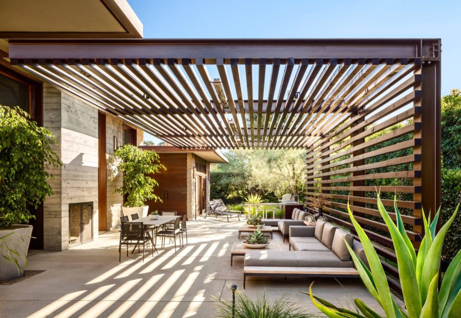 Contemporary patio