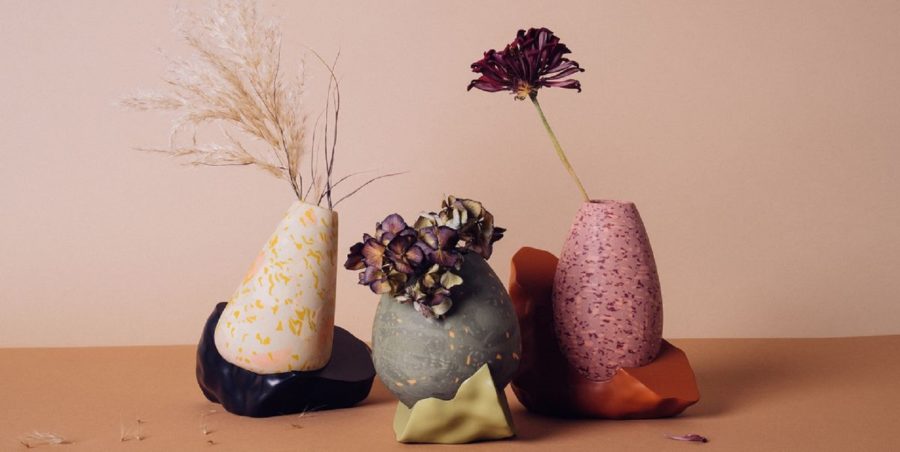 designer resin vases