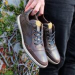 CREST CASUAL SHOES DARK BROWN