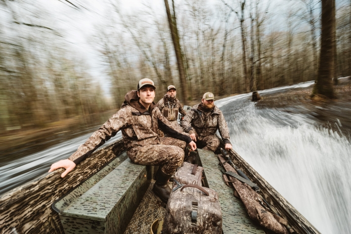 three men in hunting sitka gear