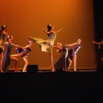 Jazz dancers perform